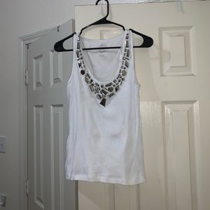 🌹Michael Kors Petite White Tank Top